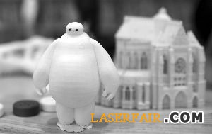 3D打印出来的“大白”、真人模型