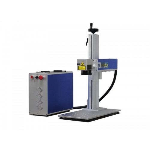 威斯利激光 打标机厂家 可用于不锈钢打彩的光纤激光打标机