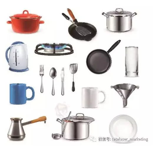 廚具產(chǎn)品中激光打標(biāo)機(jī)大顯身手