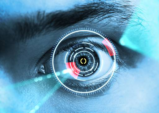 超薄薄膜式激光隐形眼镜 未来戴着它可以直接验钞
