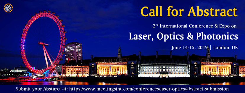 3rd International Conference & Expo on Laser第三届国际激光、光学与光子会议