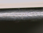 图 2.（a）杯口焊缝正面 