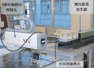 图 3. YAG 激光焊接系统实物照片