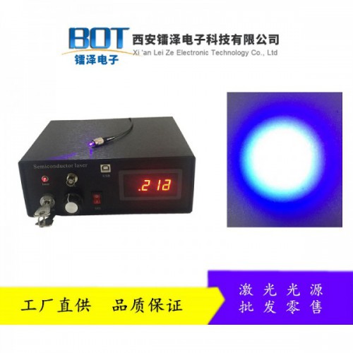 蓝光405mn光纤耦合激光器带TTL调制和软件USB接口控制