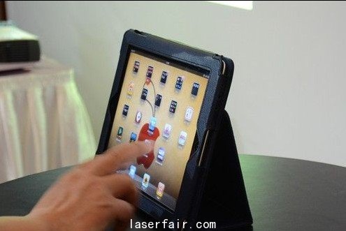 触控操作iPad