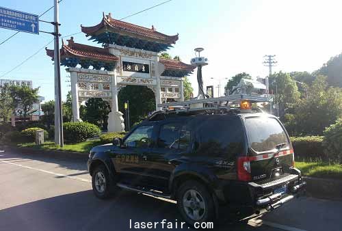 宁波市测绘设计研究院车载三维激光采集系统正式投入使用