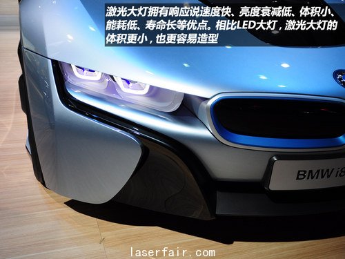 2013上海车展 宝马发布激光大灯技术