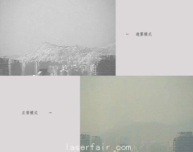  图红外高清镜头透雾效果