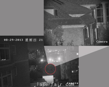 图AVENIRETOKU精工10-210mm红外高清镜头配合激光夜视效果