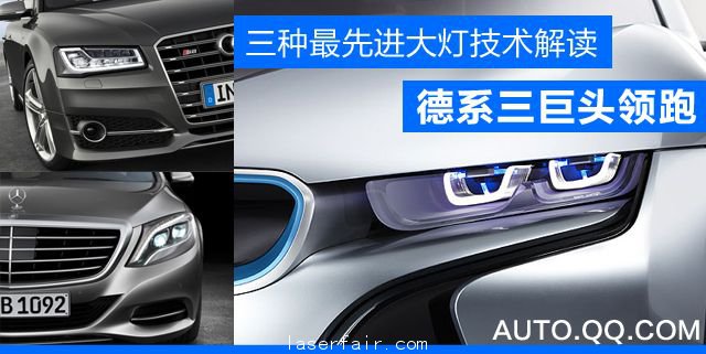 三种最先进大灯技术解读 德系三巨头领跑