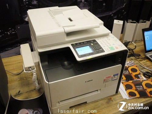 激光机遇到咖啡店 佳能主打智能商务