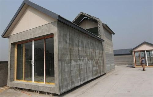 十栋3D打印房屋上海交付使用