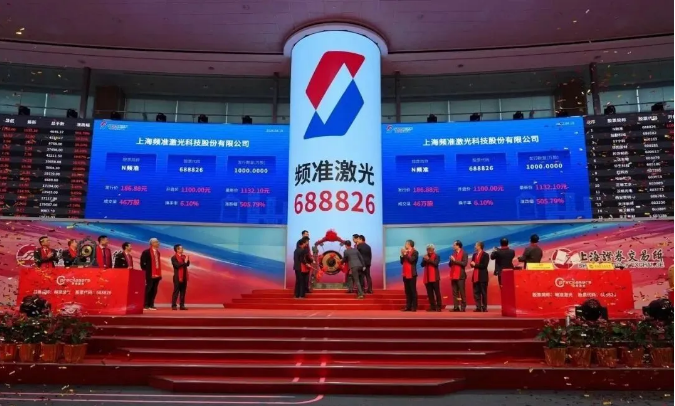 第464期 | 开盘大涨 595.63%！“精准激光器第一股” 频准激光登陆科创板