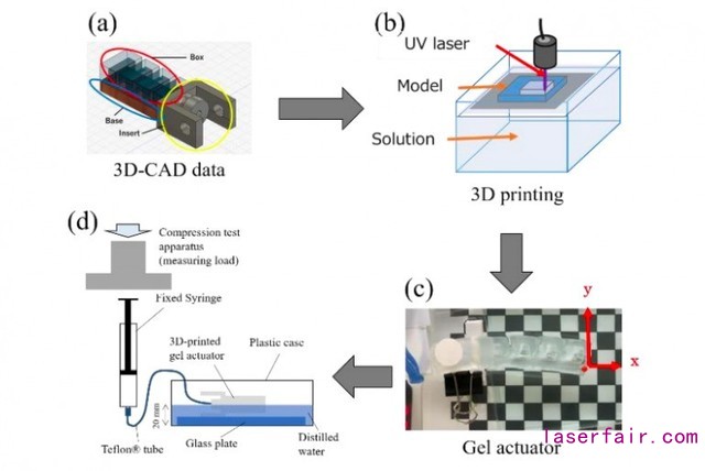 紫外线3D打印新应用：制造软体机器人 