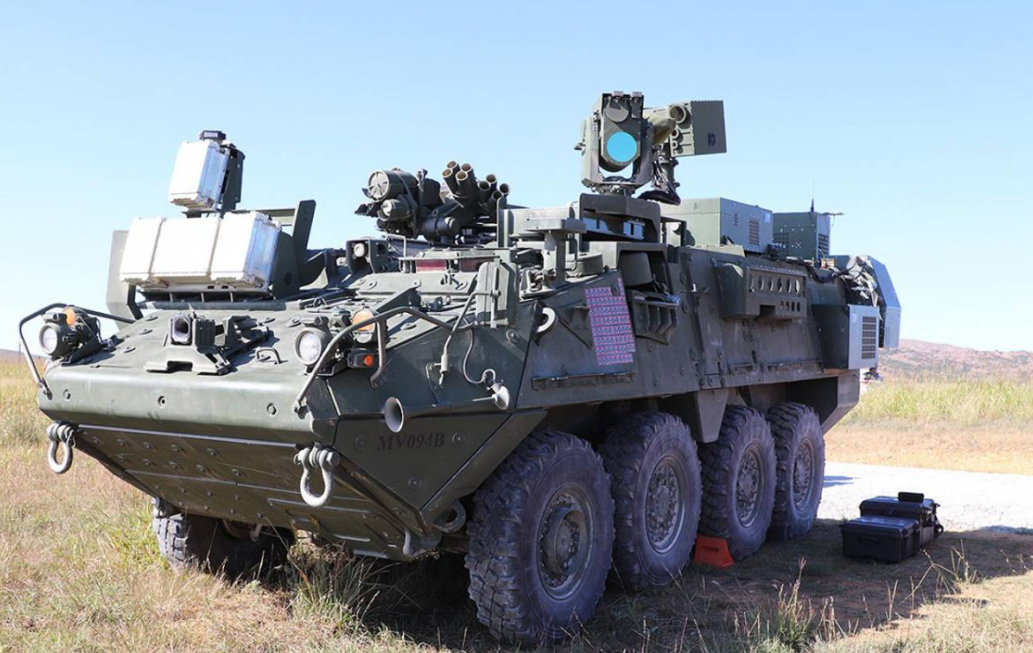 安装了激光武器的Stryker步兵战车。