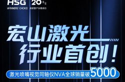 宏山激光行业首创！激光喷嘴视觉同轴仪NVA全球销量破5000