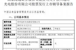 高速光模块无源器件龙头启动IPO，已供货中际旭创、光迅科技等