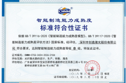 国家级认证加持！创鑫激光获智能制造能力成熟度（CMMM）三级证书